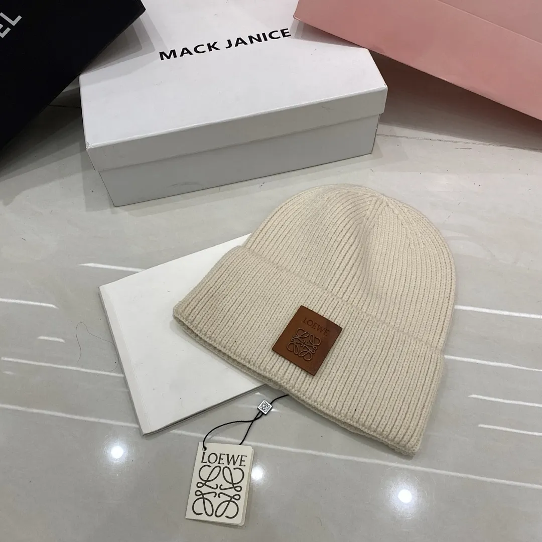 Loewe 羊绒针织帽