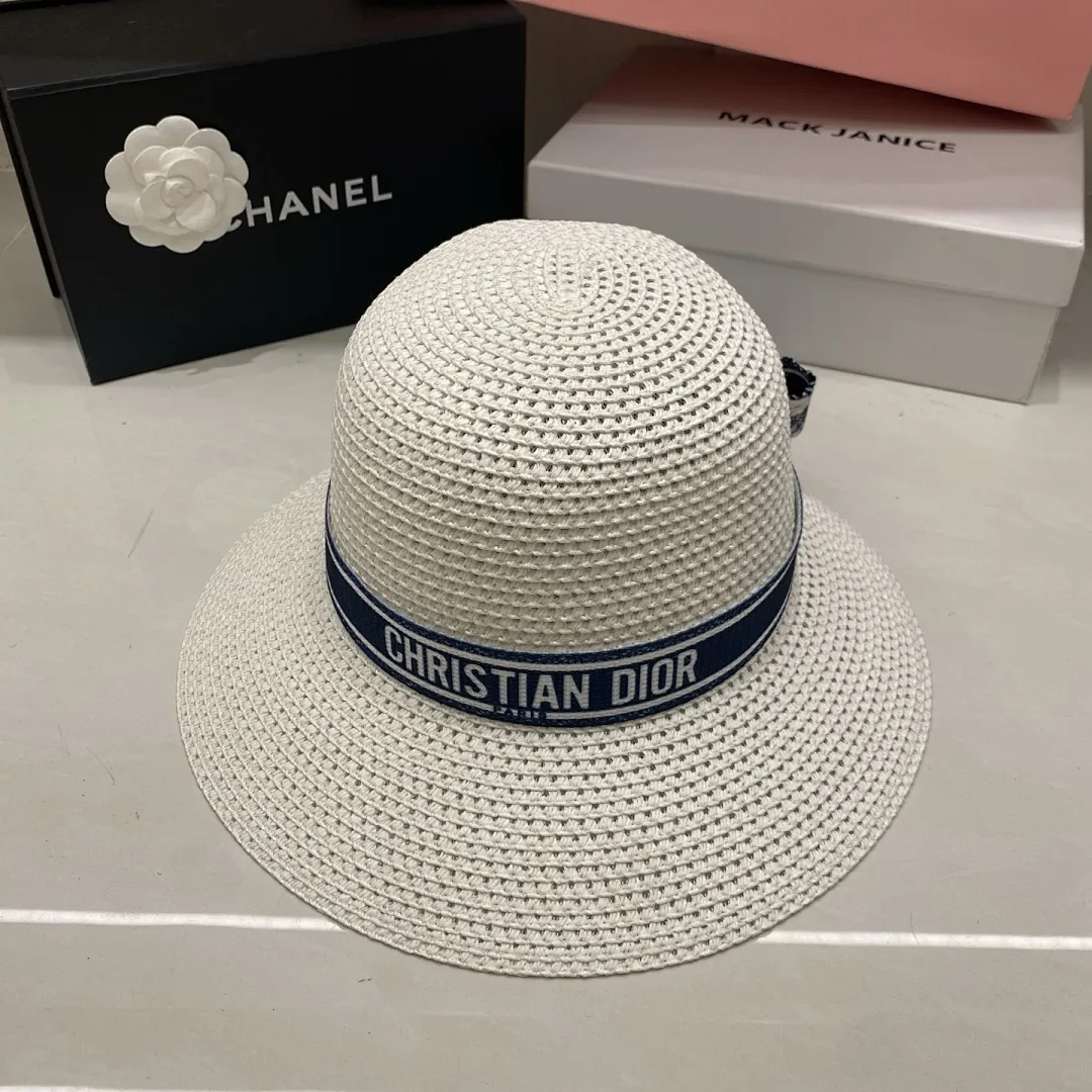 Dior迪奥 丝巾款盆帽