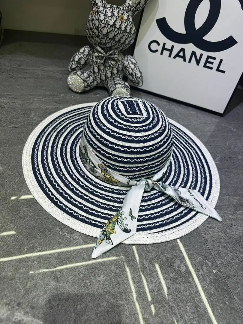 迪奥丝巾爆款大檐帽夏季必备神器单品