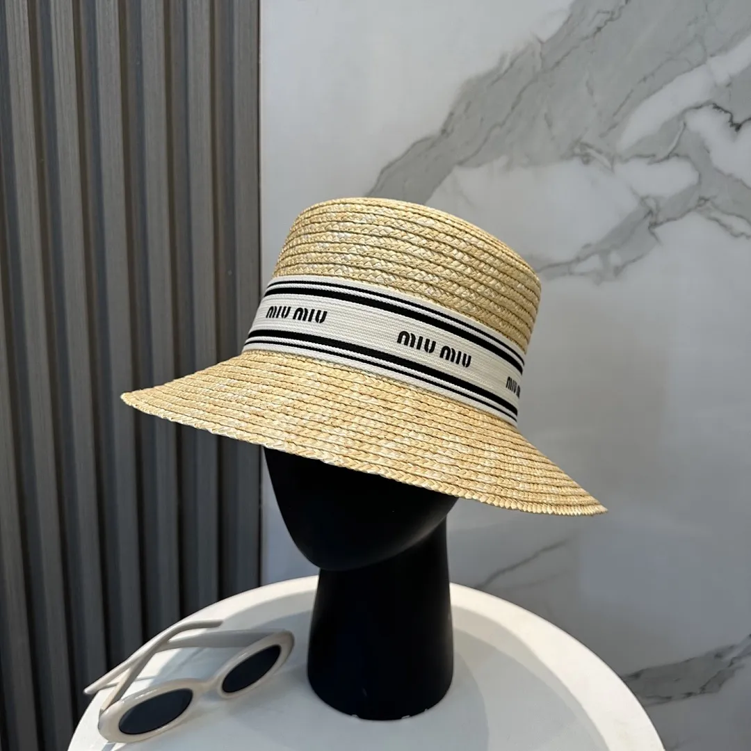 miumiu缪缪 新款草帽,高级定制,名媛风,细节待上,夏季防晒防紫外线,出行必备,百搭好看
