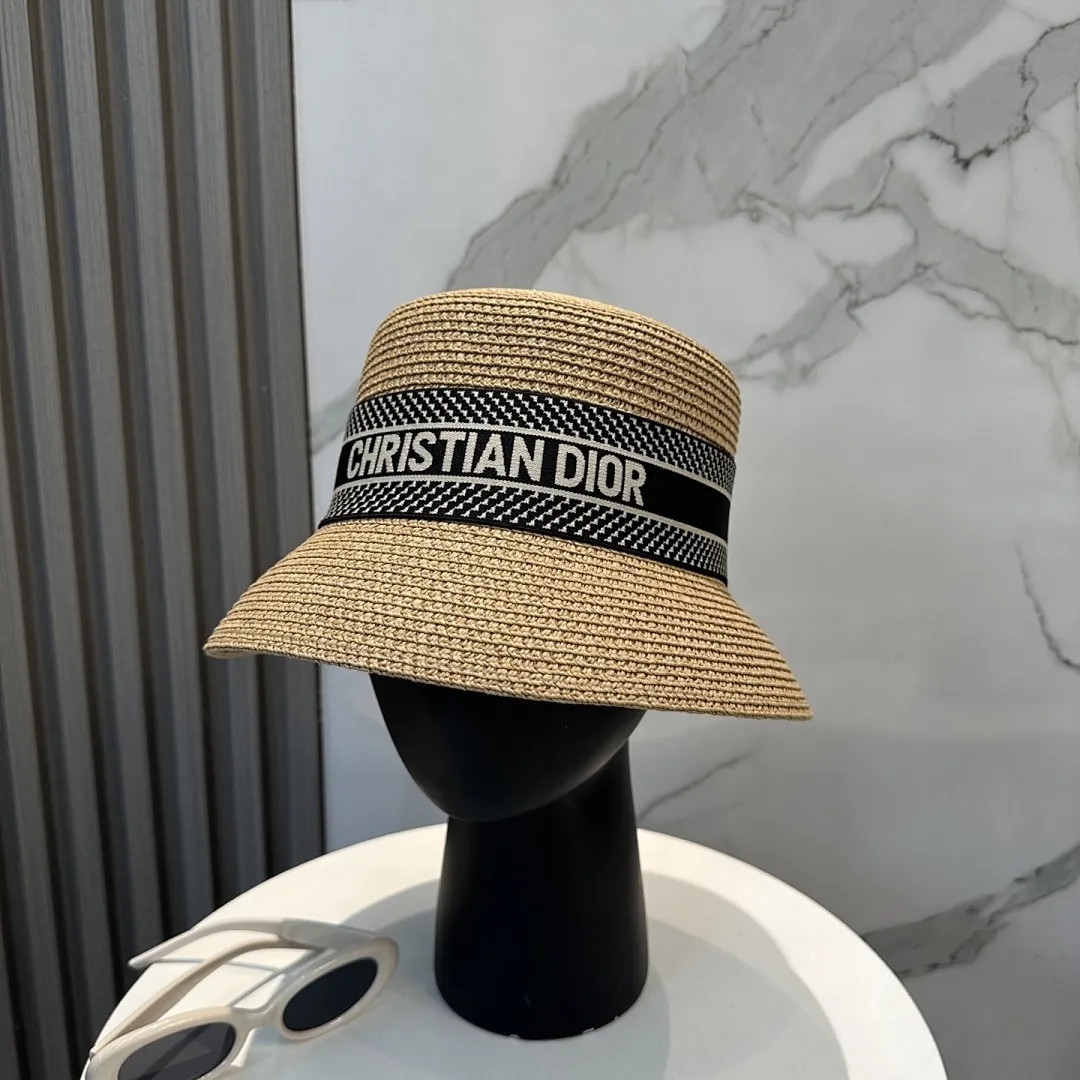 迪奥 Dior2025新款草帽,高级定制,名媛风,细节待上,夏季防晒防紫外线,出行必备,百搭好看