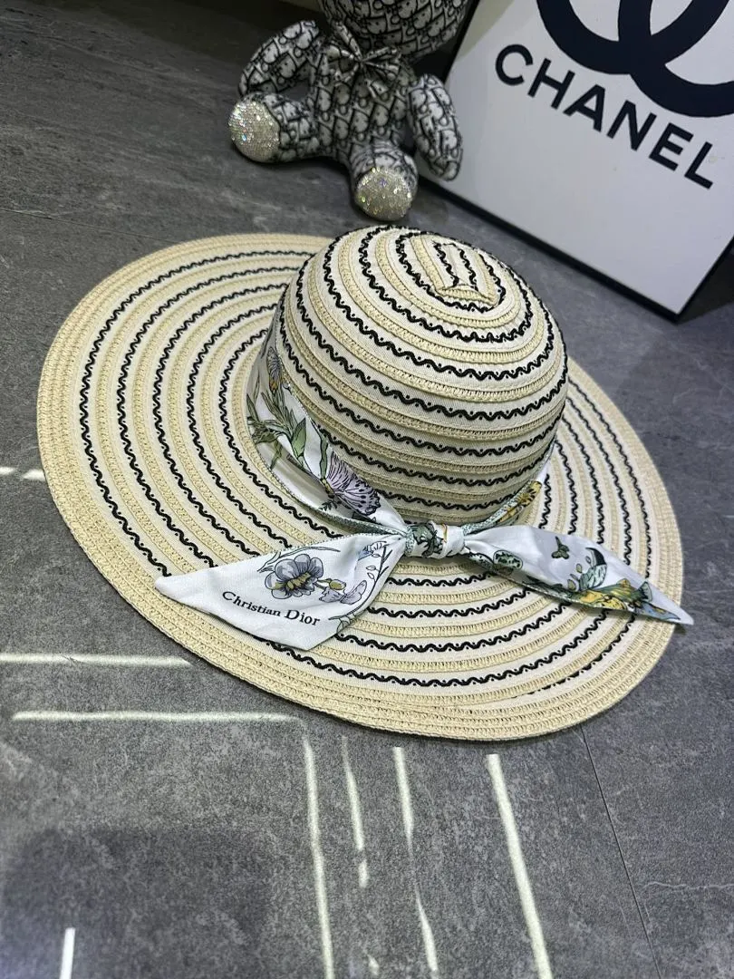 迪奥丝巾爆款大檐帽夏季必备神器单品