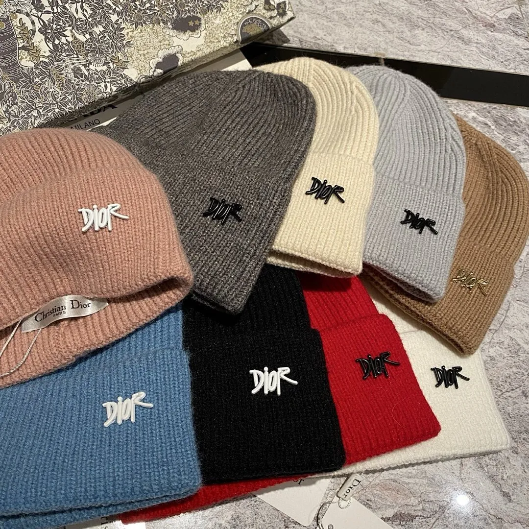 DIOR 羊绒针织帽