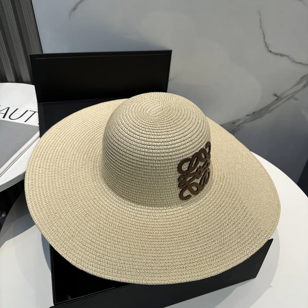 LOEWE罗意威大檐帽,太阳大草帽,细草制作,官方款开模,非市场普通版本,头围57cm