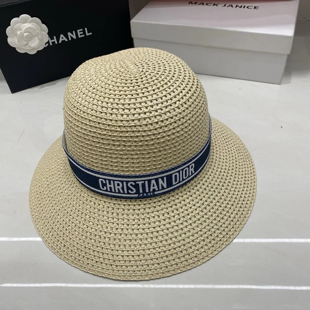 Dior迪奥 丝巾款盆帽