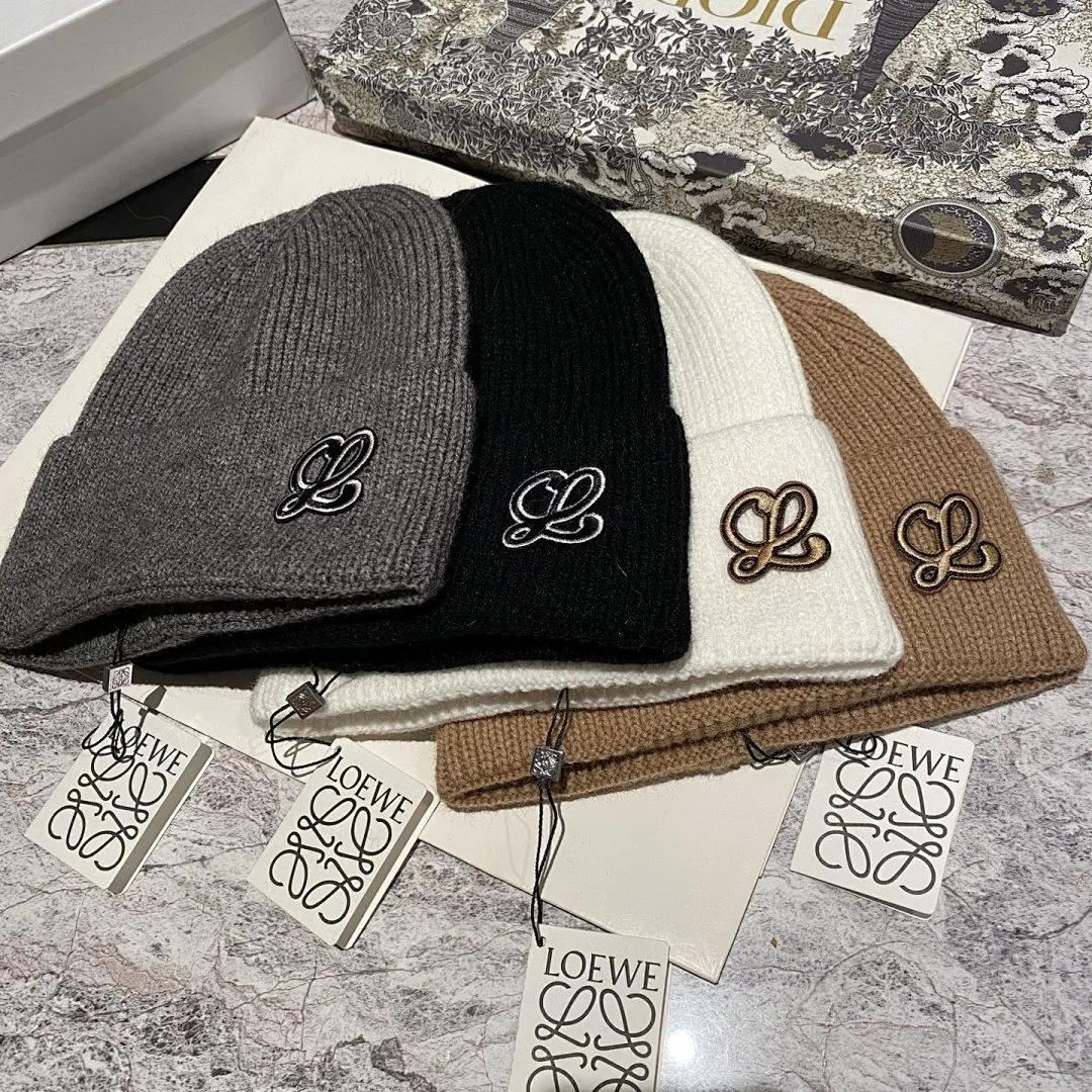 LOEWE 羊绒针织帽