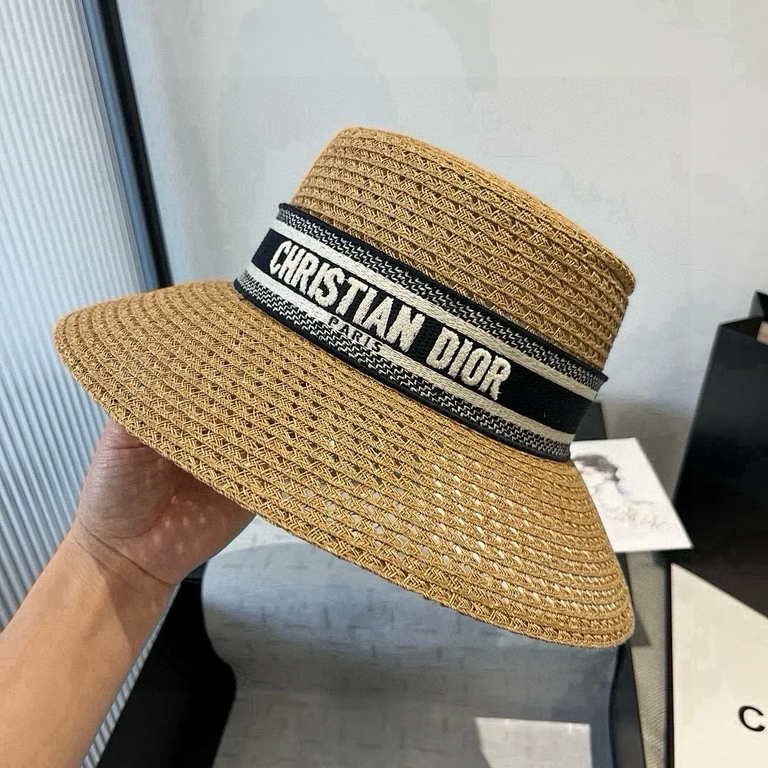 Dior迪奥草帽，镂空礼帽，官方款，一比一定制，