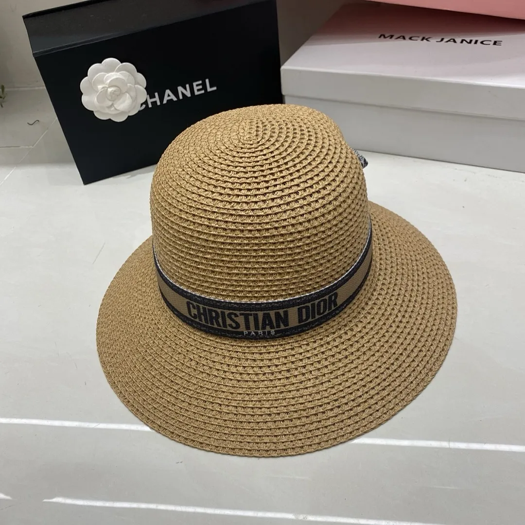 Dior迪奥 丝巾款盆帽