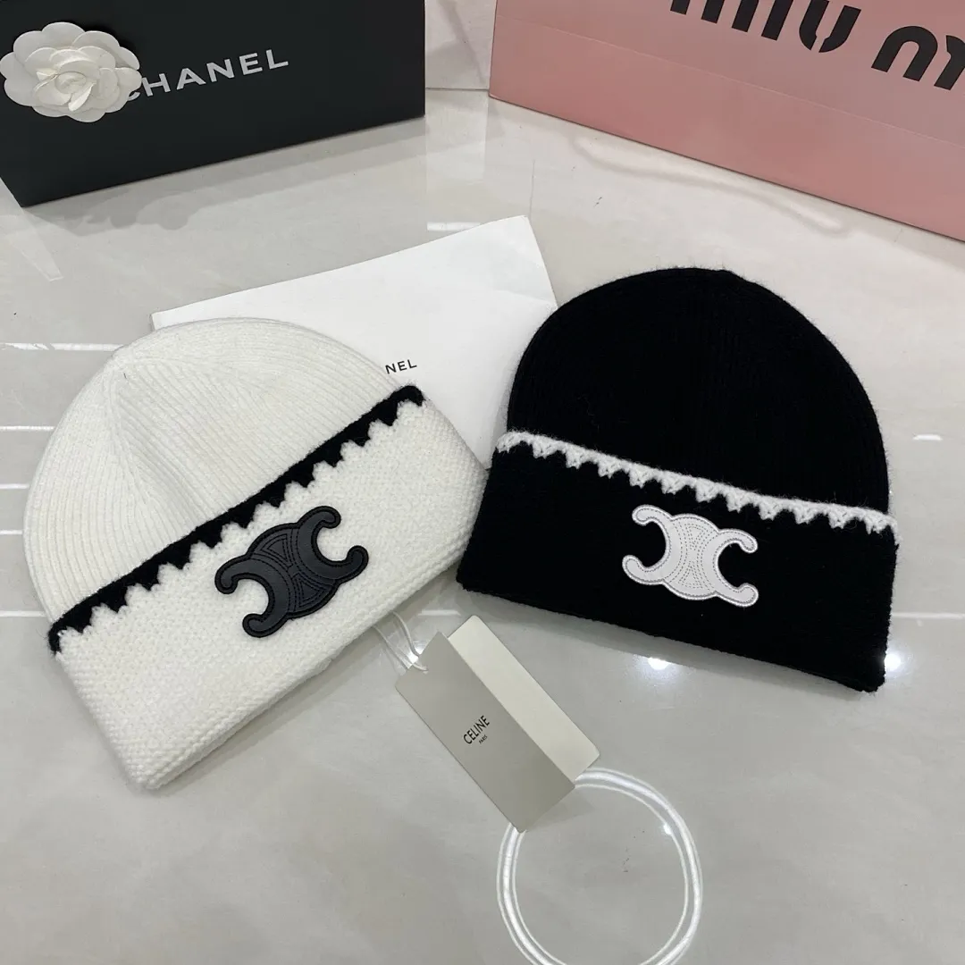 Celine 羊绒针织帽