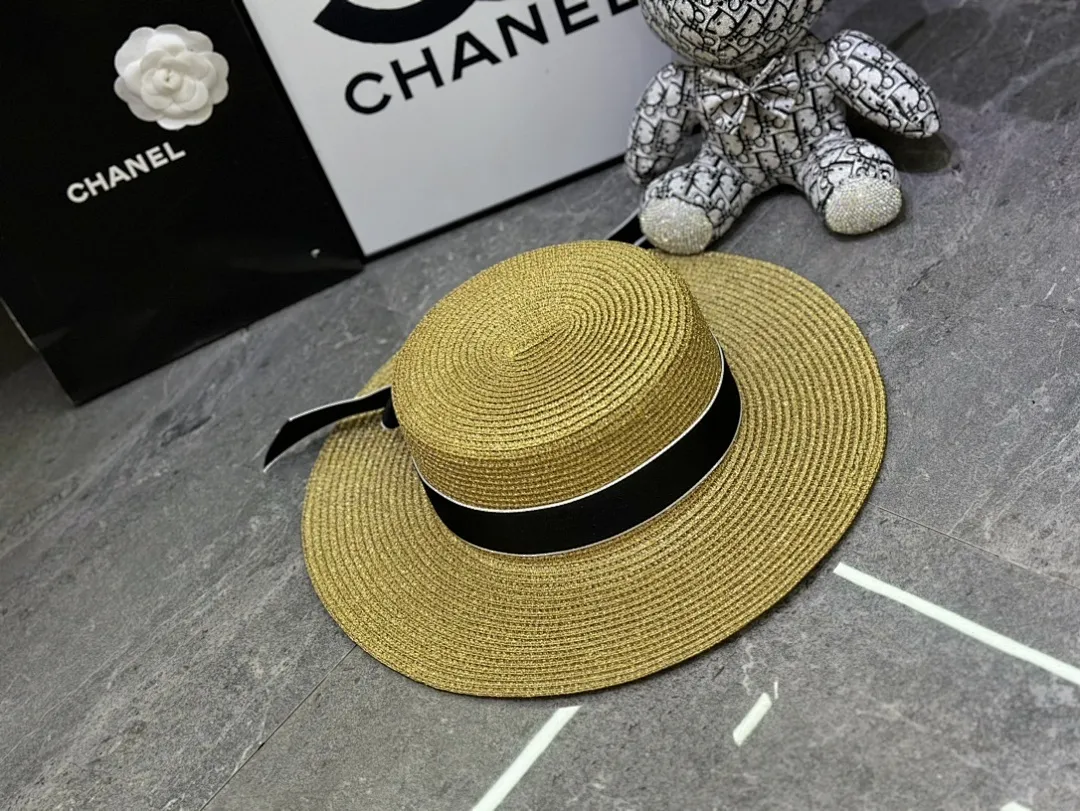 迪奥蝴蝶结🎀金丝平顶帽