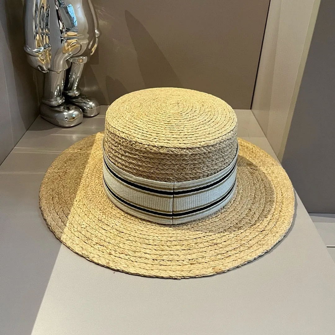 缪缪miumiu拉菲草草帽