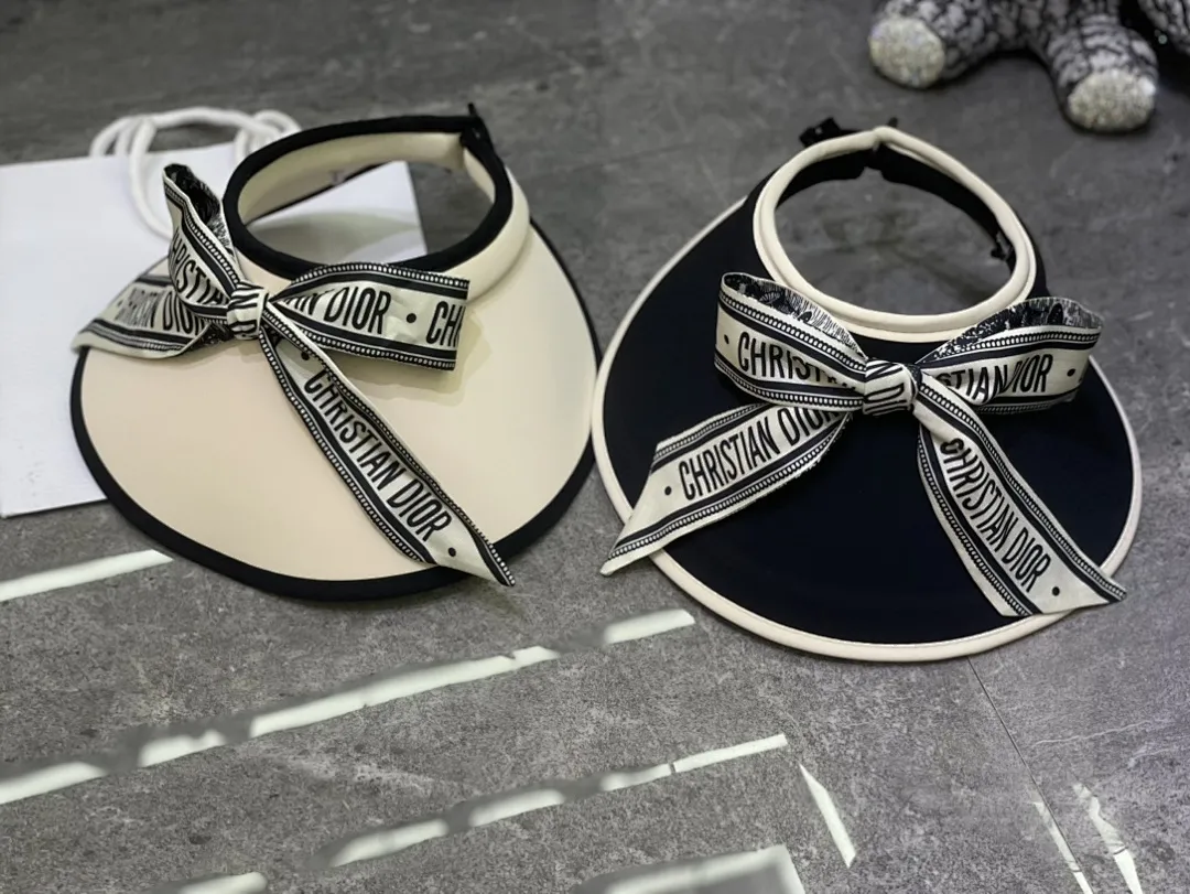 迪奥蝴蝶结🎀丝巾冰丝空顶帽