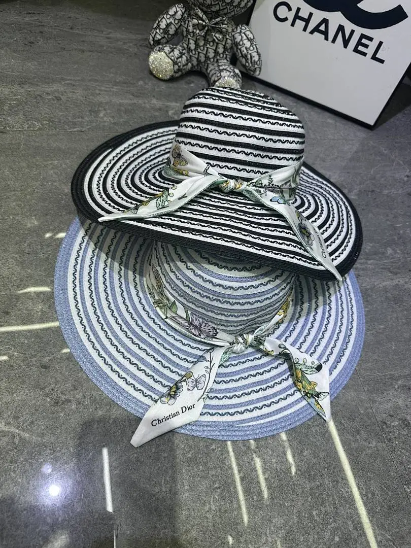 迪奥丝巾爆款大檐帽夏季必备神器单品