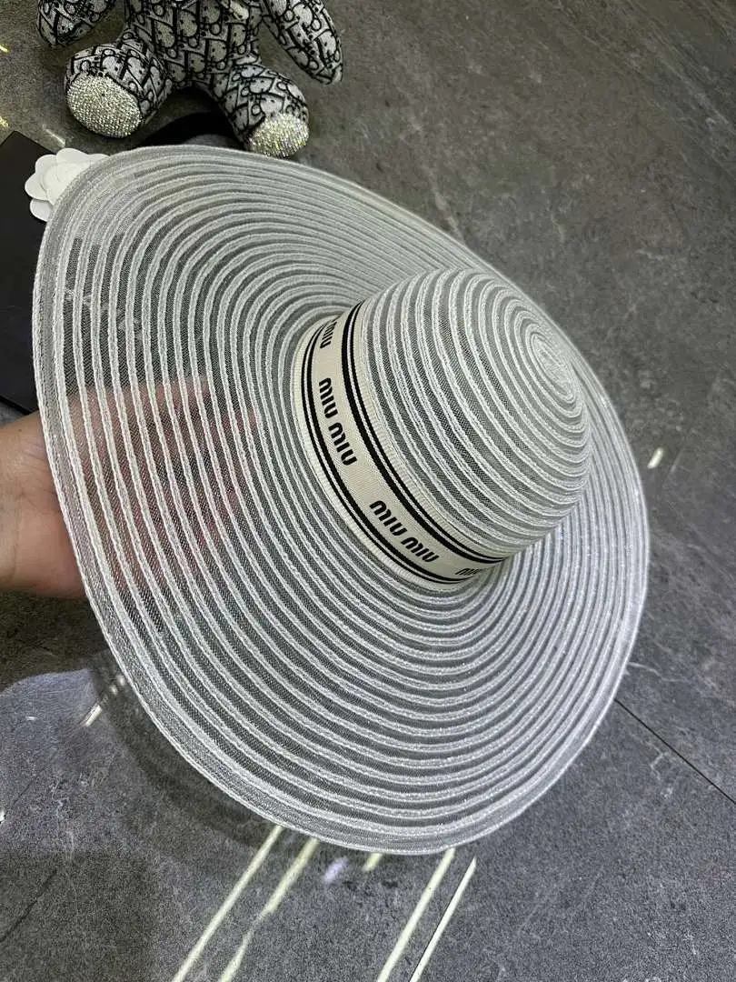 Miumiu 爆款网纱大檐帽