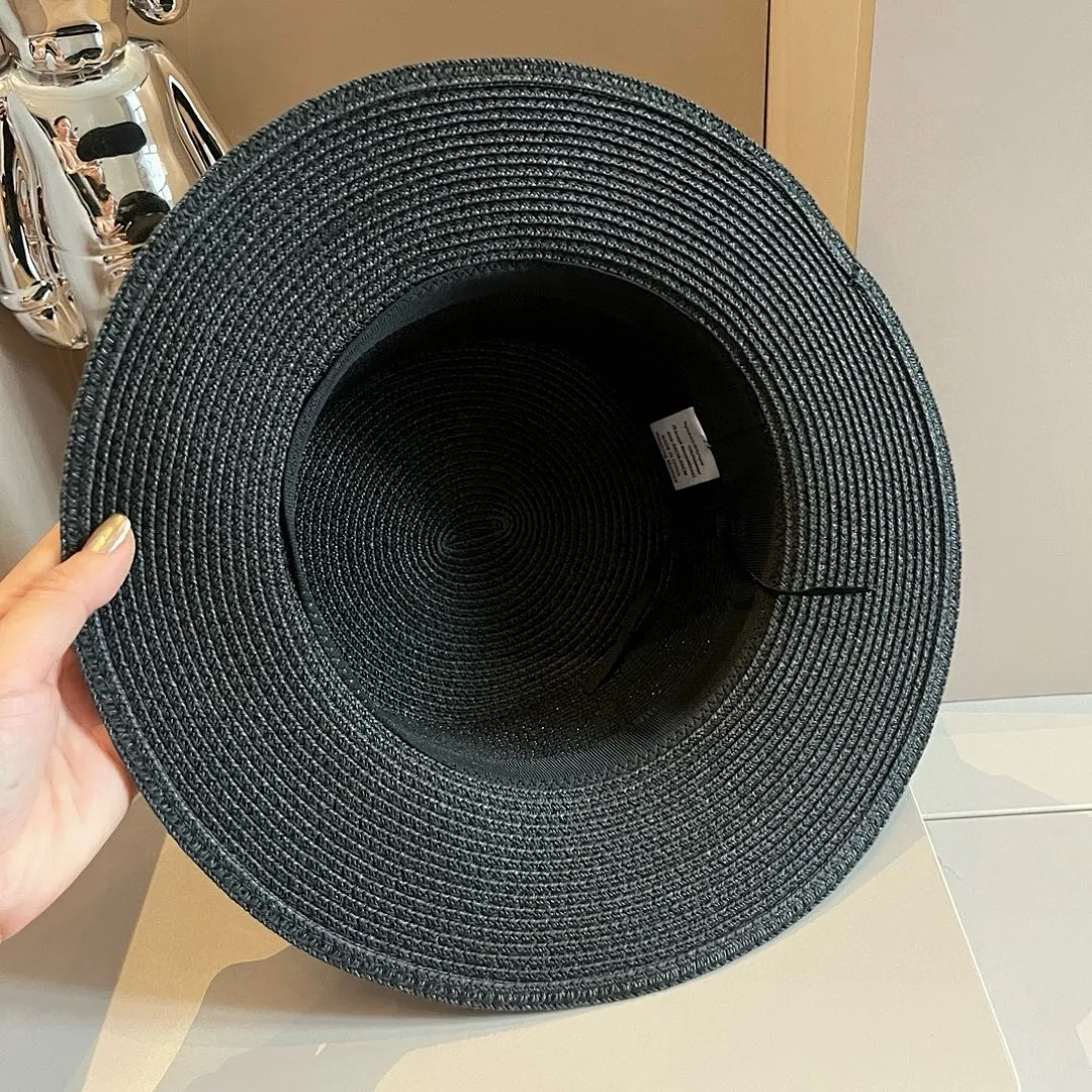 巴黎世家平顶礼帽,遮阳草帽