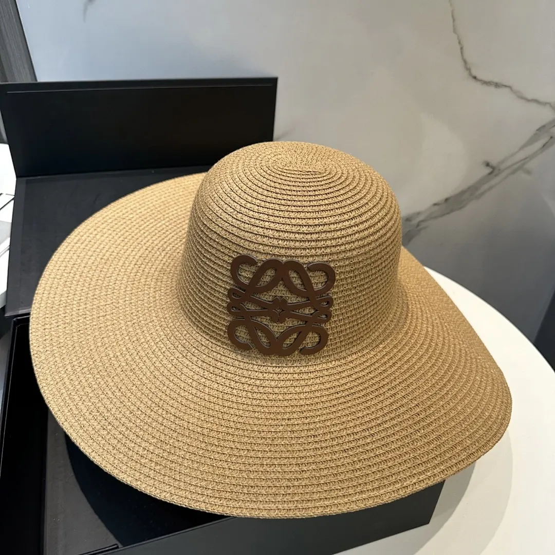 LOEWE罗意威大檐帽,太阳大草帽,细草制作,官方款开模,非市场普通版本,头围57cm