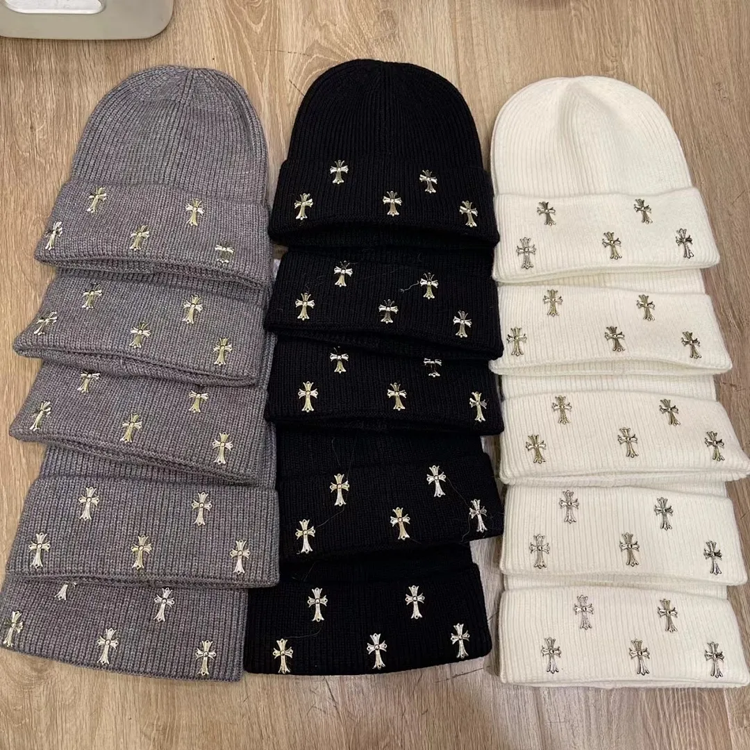 克罗心 羊绒针织帽