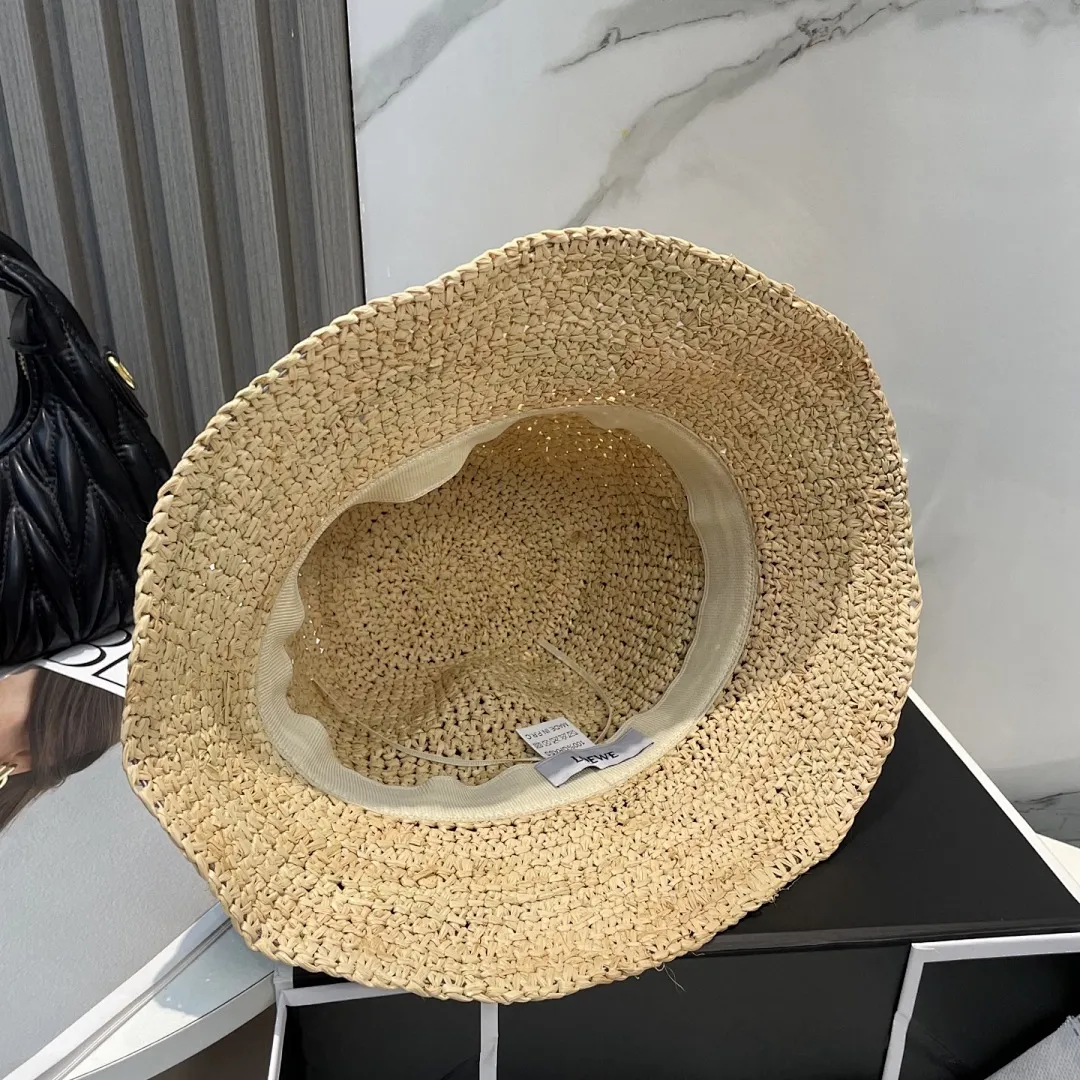 💛罗意威 LOEWE 新款拉菲草密织草帽 夏天海边首选~ 明星同款~大牌简约