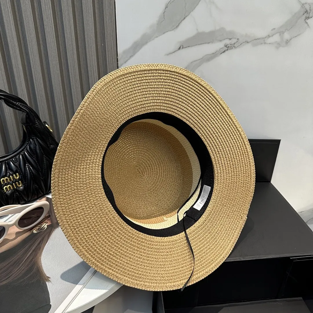 迪奥 Dior2025新款草帽，高级定制，名媛风，细节待上，夏季防晒防紫外线，出行必备，百搭好看