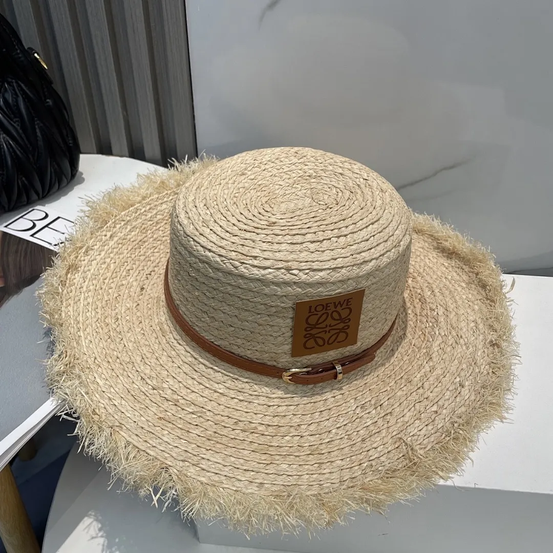 罗意威LOEWE上新品💗 这顶大帽檐的超级好看！！贼出片 罗意威拉菲草大帽檐草帽