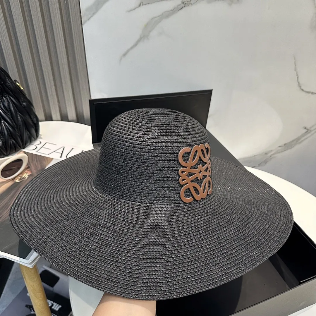 LOEWE罗意威大檐帽,太阳大草帽,细草制作,官方款开模,非市场普通版本,头围57cm