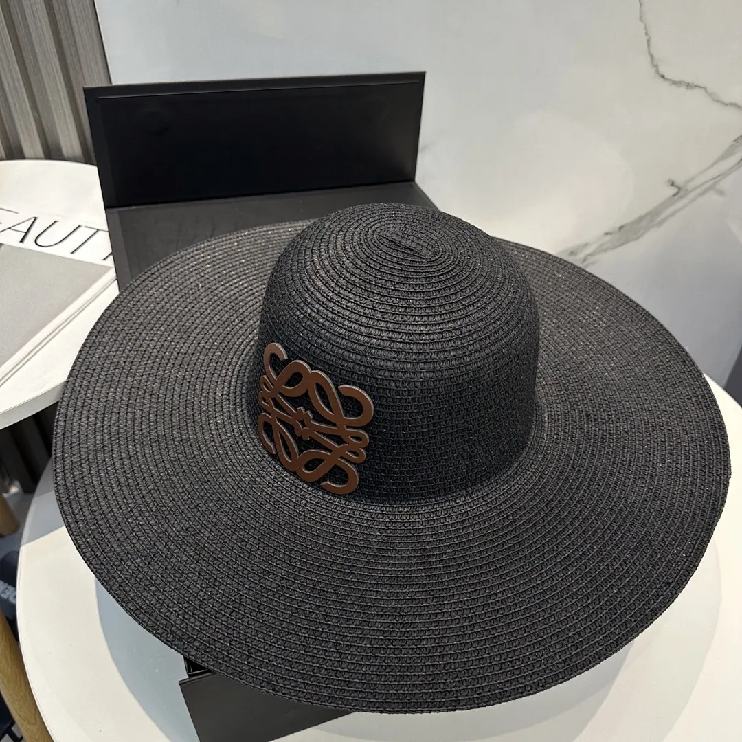 LOEWE罗意威大檐帽,太阳大草帽,细草制作,官方款开模,非市场普通版本,头围57cm