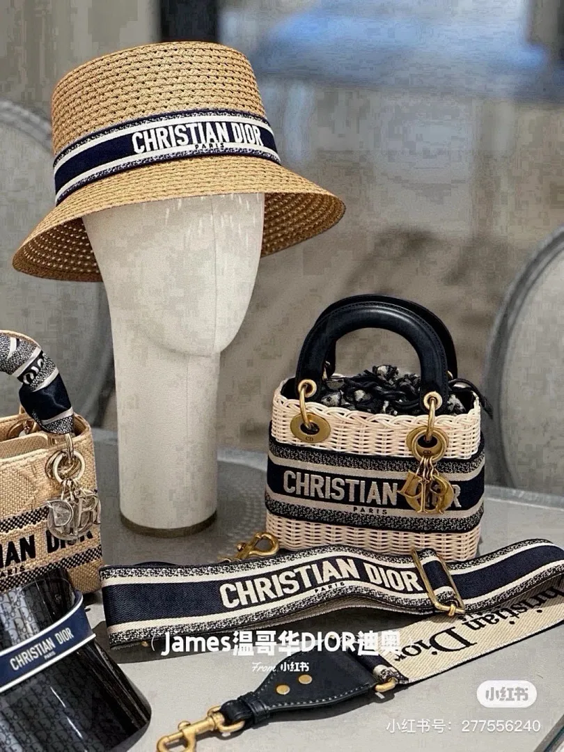 Dior迪奥草帽，镂空礼帽，官方款，一比一定制，