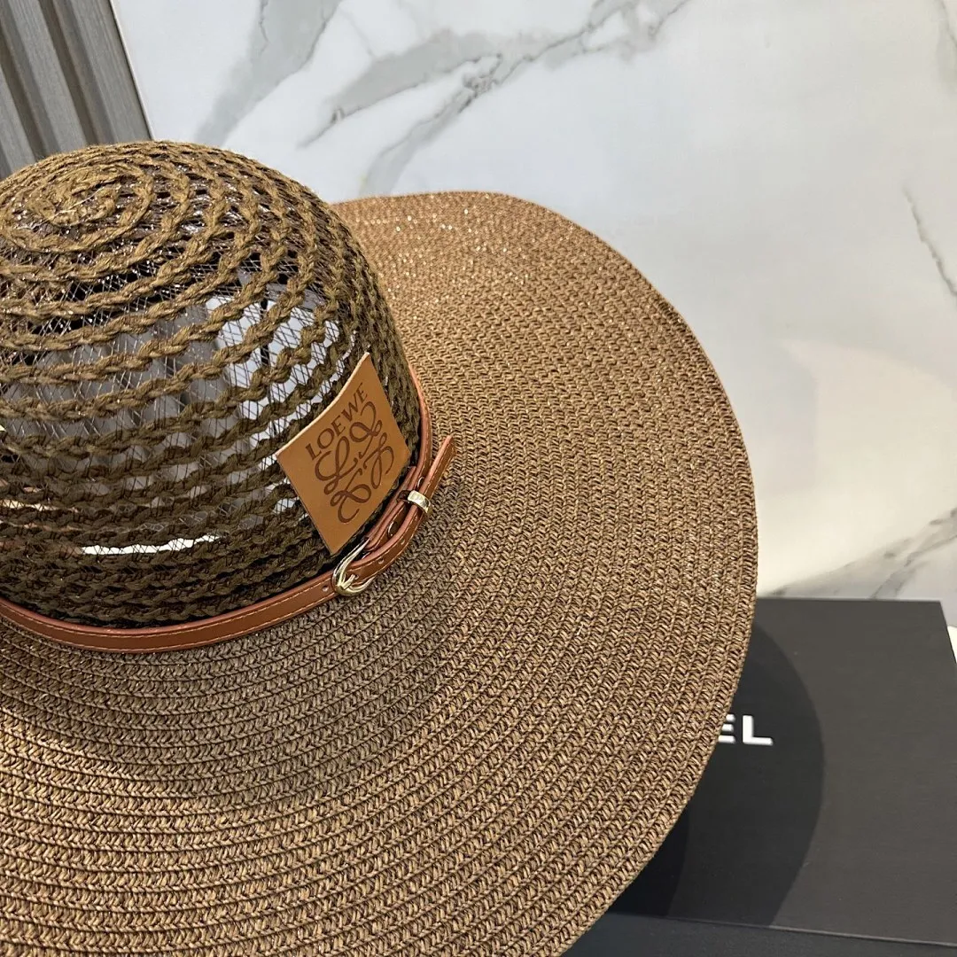 LOEWE罗意威大檐帽,太阳大草帽,细草制作,官方款开模,非市场普通版本,头围57cm