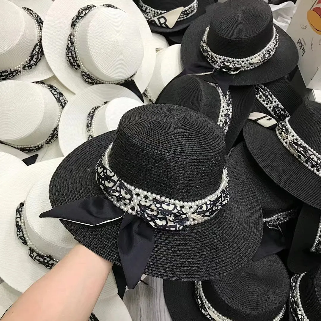 迪奥 丝巾平顶帽