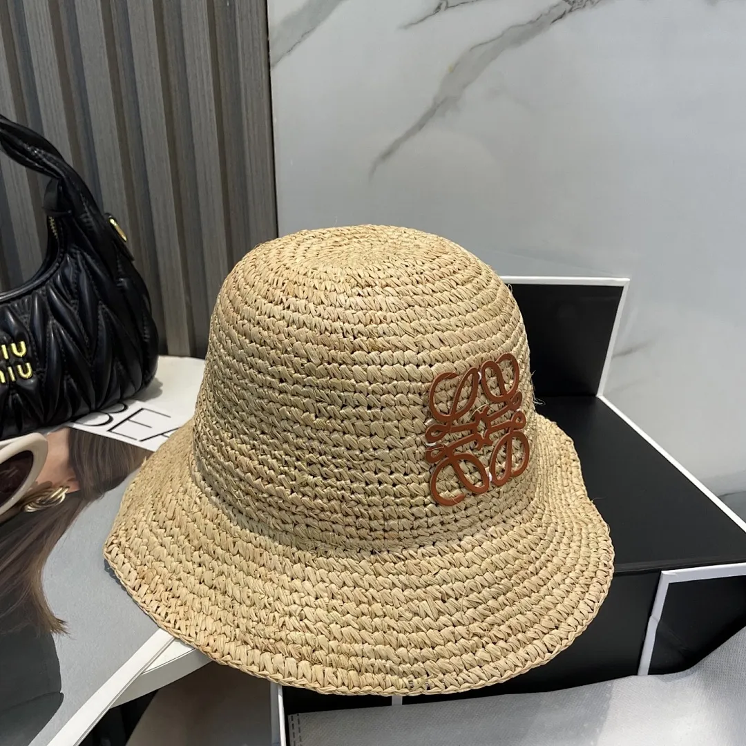 💛罗意威 LOEWE 新款拉菲草密织草帽 夏天海边首选～ 明星同款～大牌简约