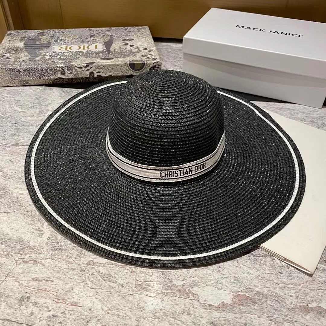 迪奥 大檐草帽
