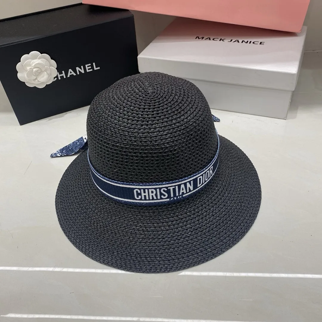 Dior迪奥 丝巾款盆帽