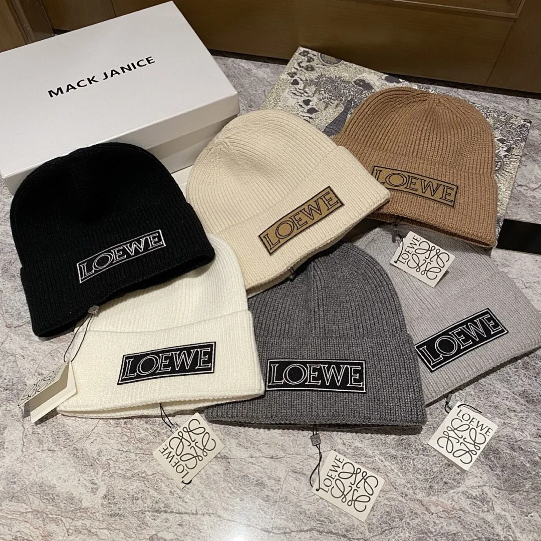 LOEWE 羊绒针织帽