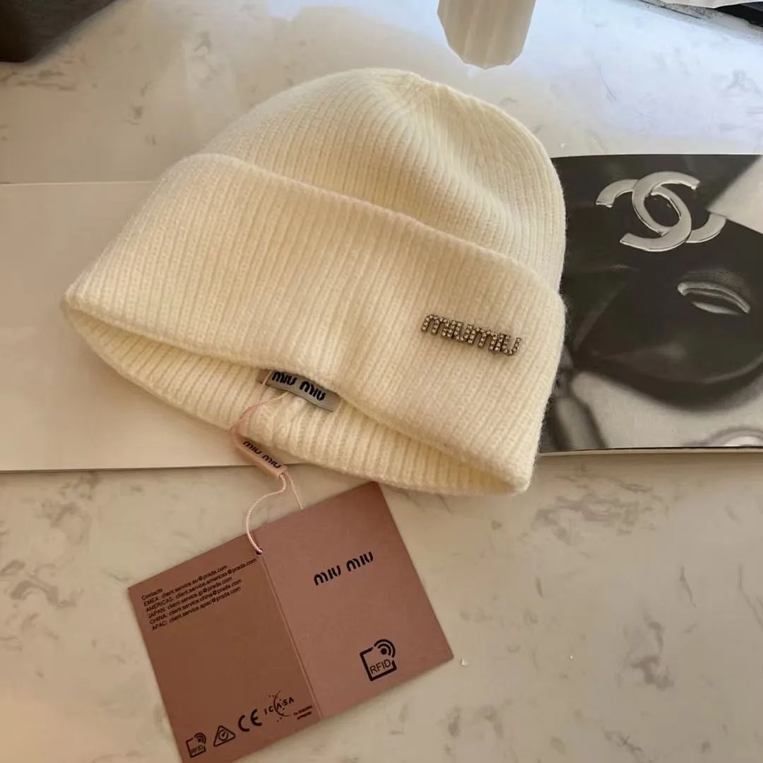 MIU MIU 羊绒针织帽