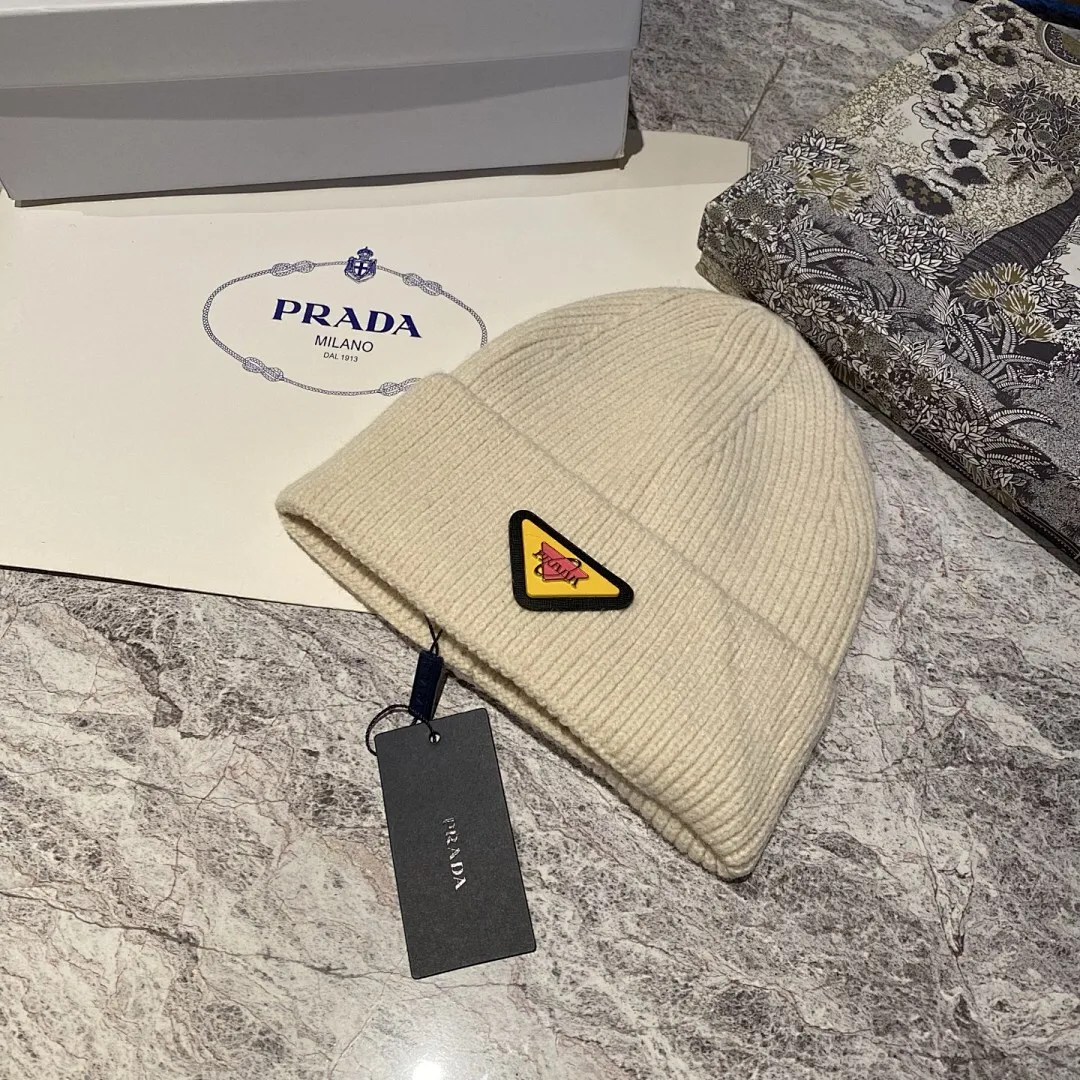 PRADA 羊绒针织帽