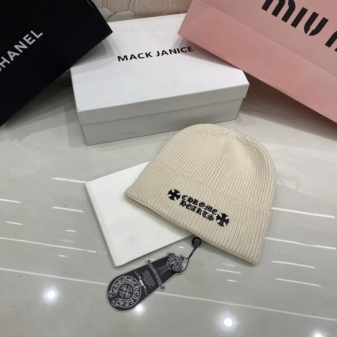 克罗心 羊绒针织帽