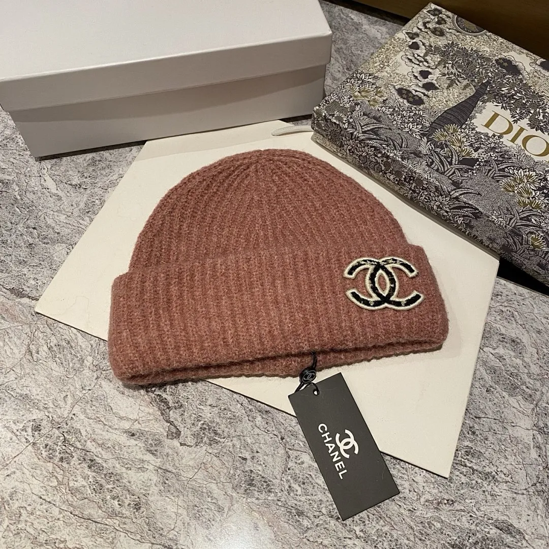 Chanel 羊毛针织帽
