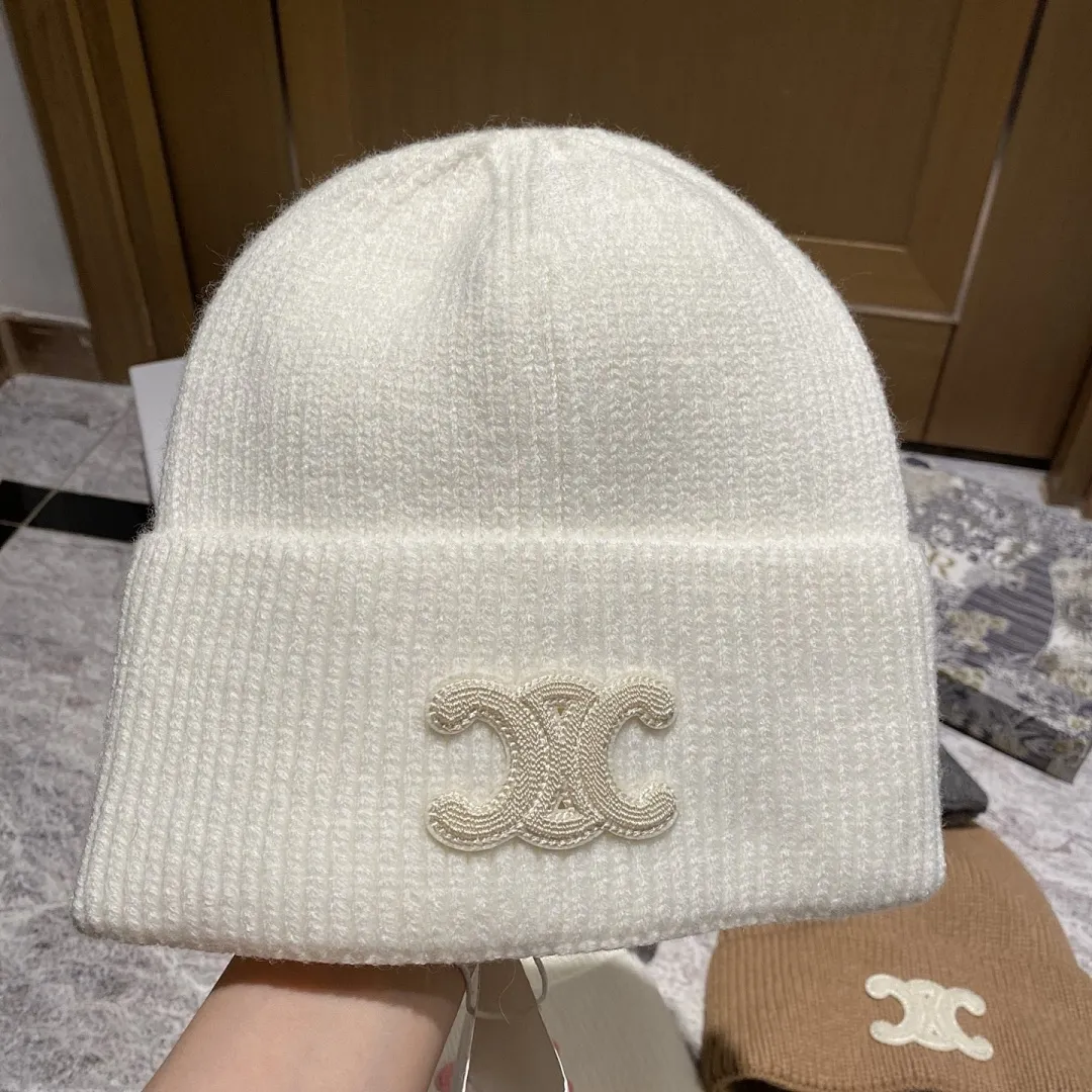 CELINE 羊绒针织帽