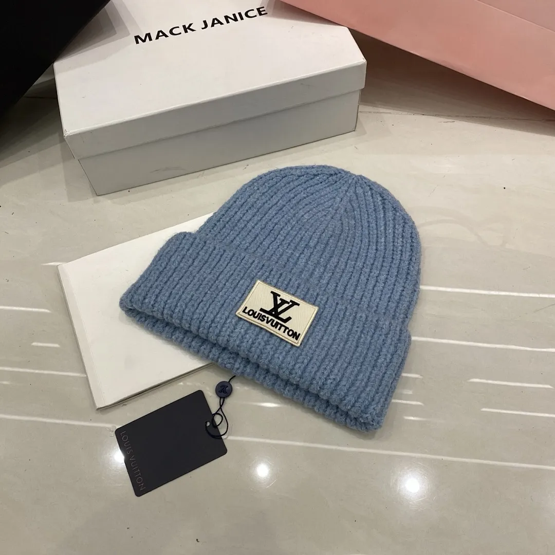 Lv 羊绒针织帽