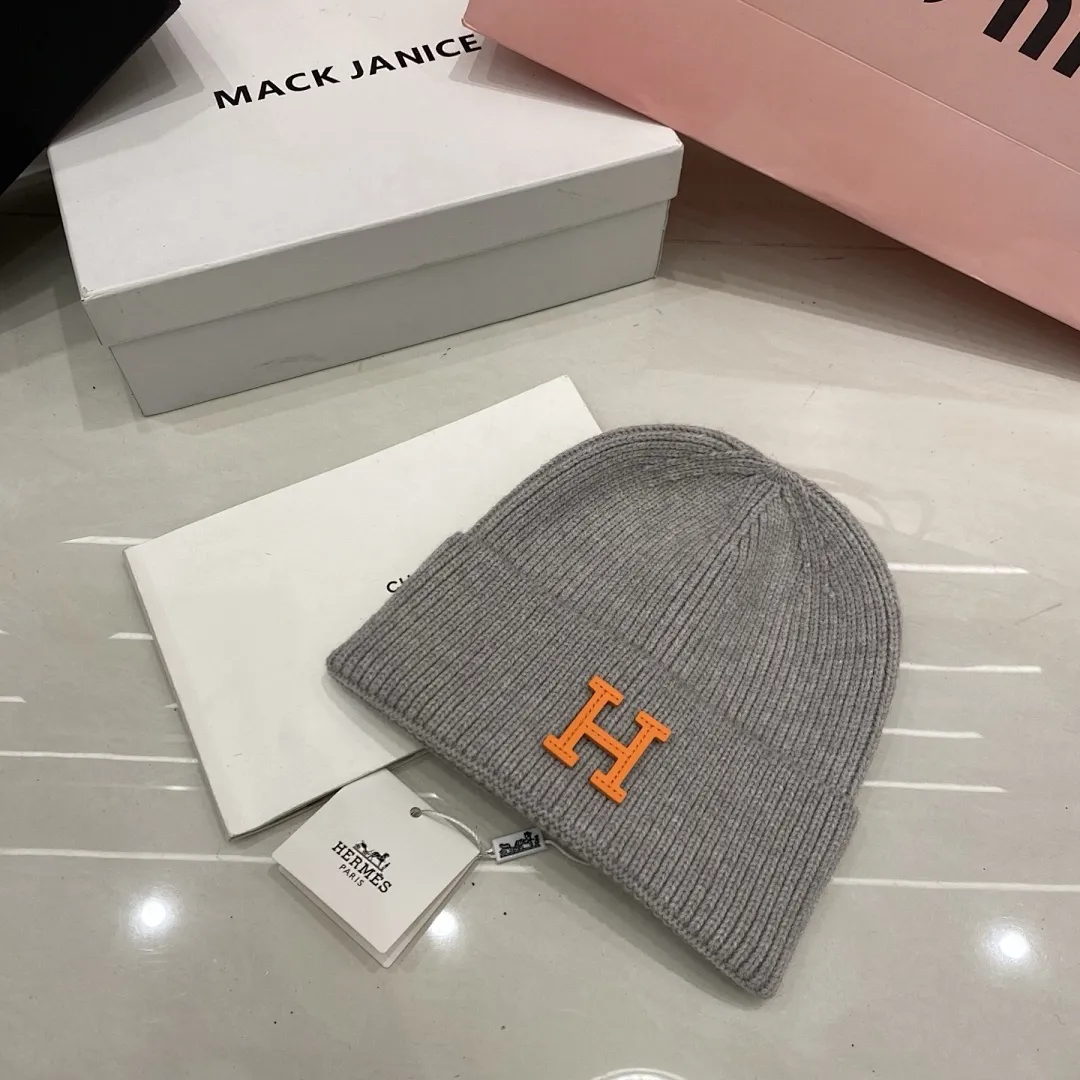 H爱马仕 羊绒针织帽