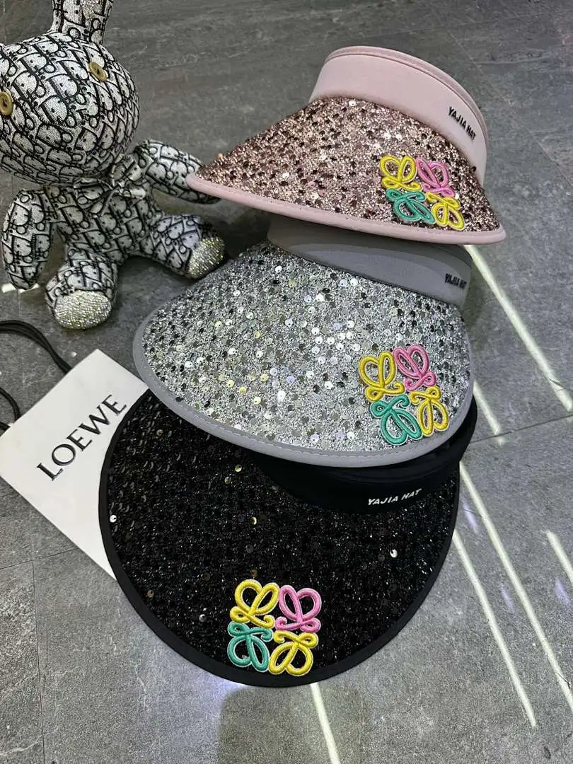 罗意威爆款亮片空顶帽