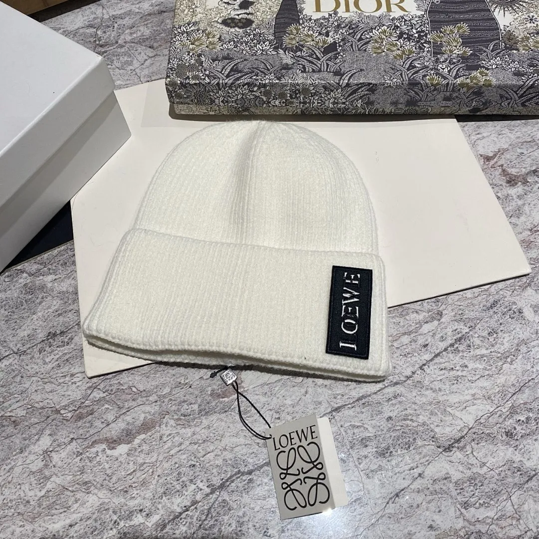 LOEWE 羊绒针织帽