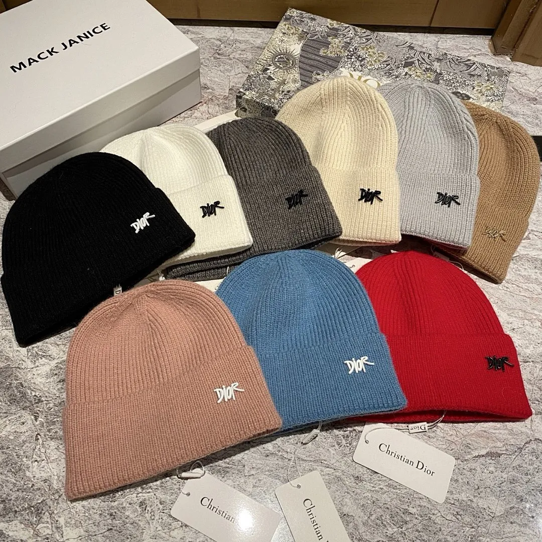 DIOR 羊绒针织帽