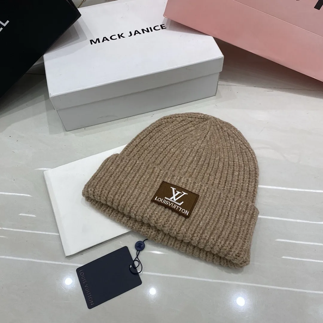 Lv 羊绒针织帽