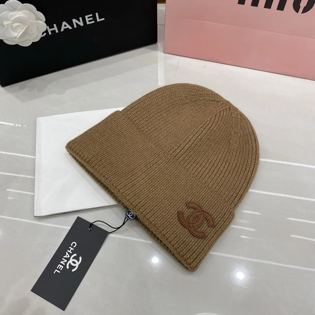 Chanel 羊绒针织帽