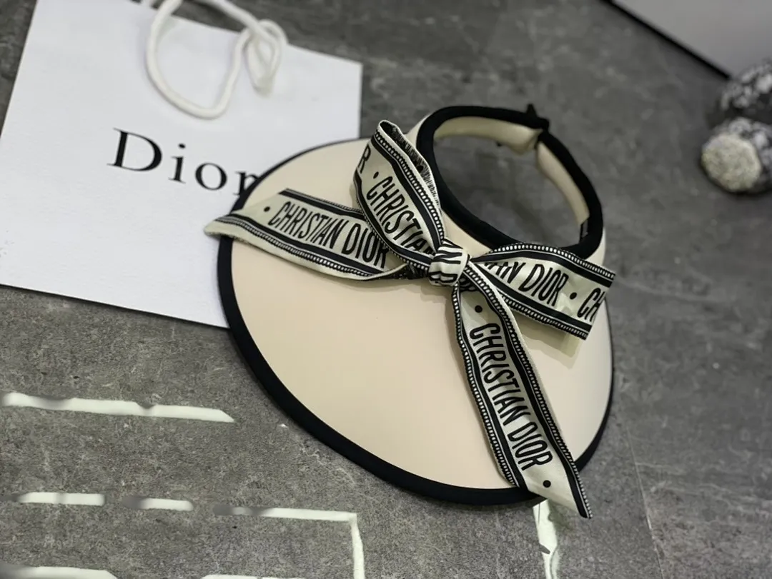 迪奥蝴蝶结🎀丝巾冰丝空顶帽