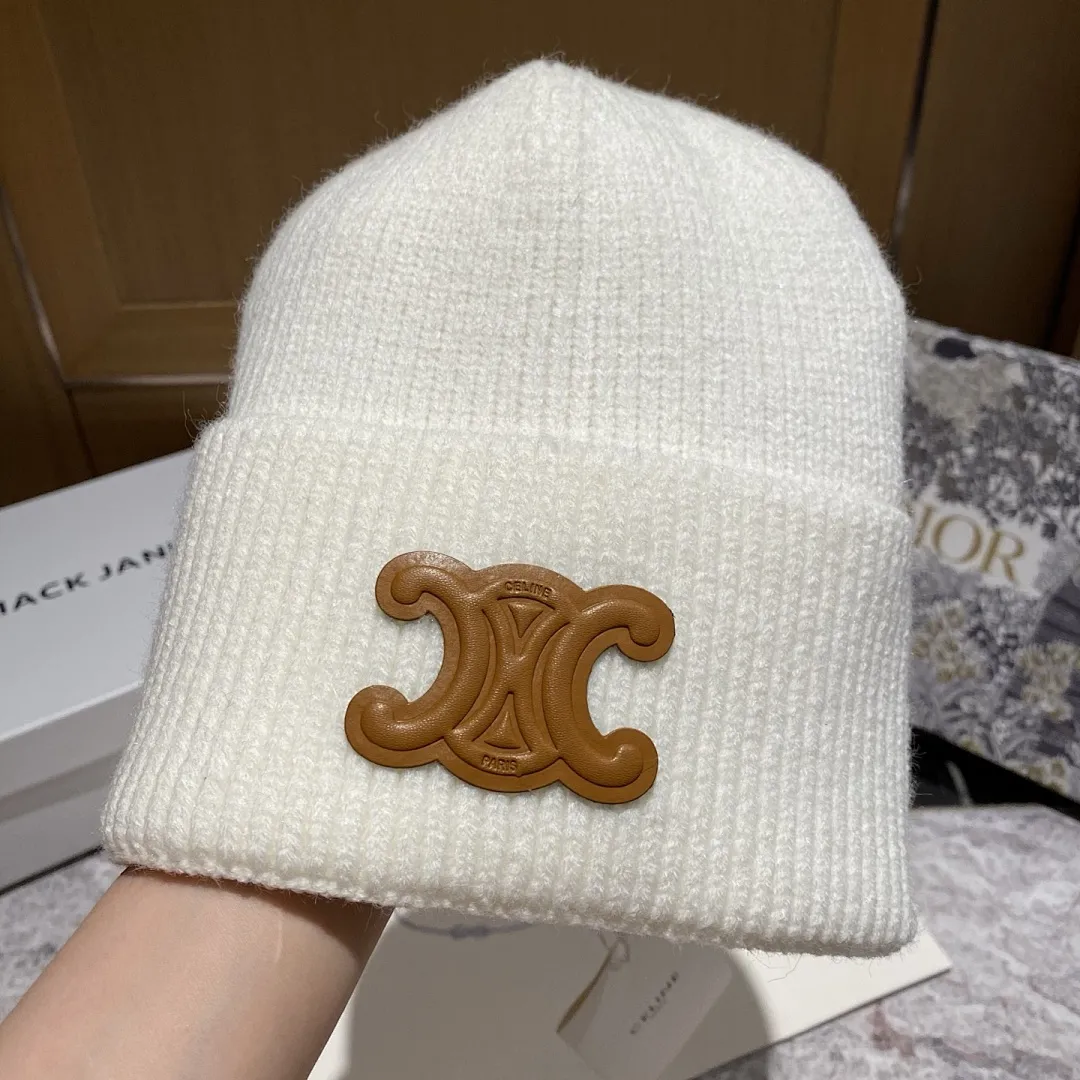 CELINE 羊绒针织帽