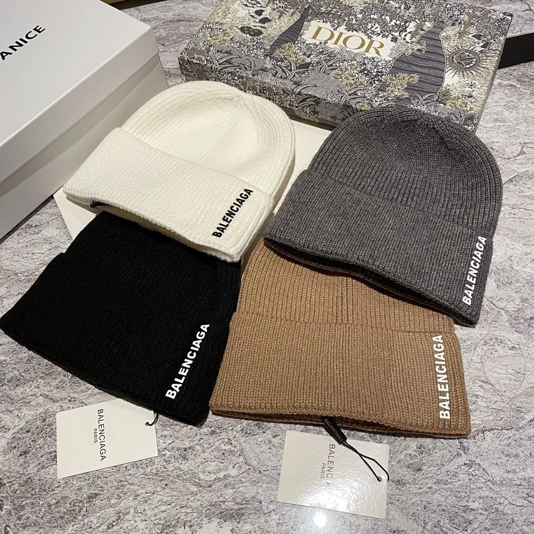BALENCIAGA 羊绒针织帽