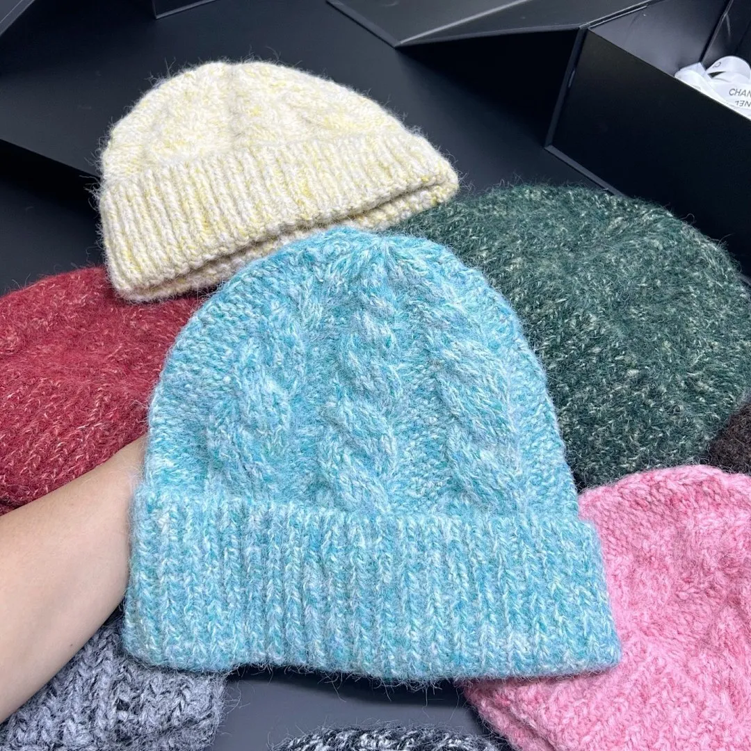 净版 日系麻花毛线帽🔥