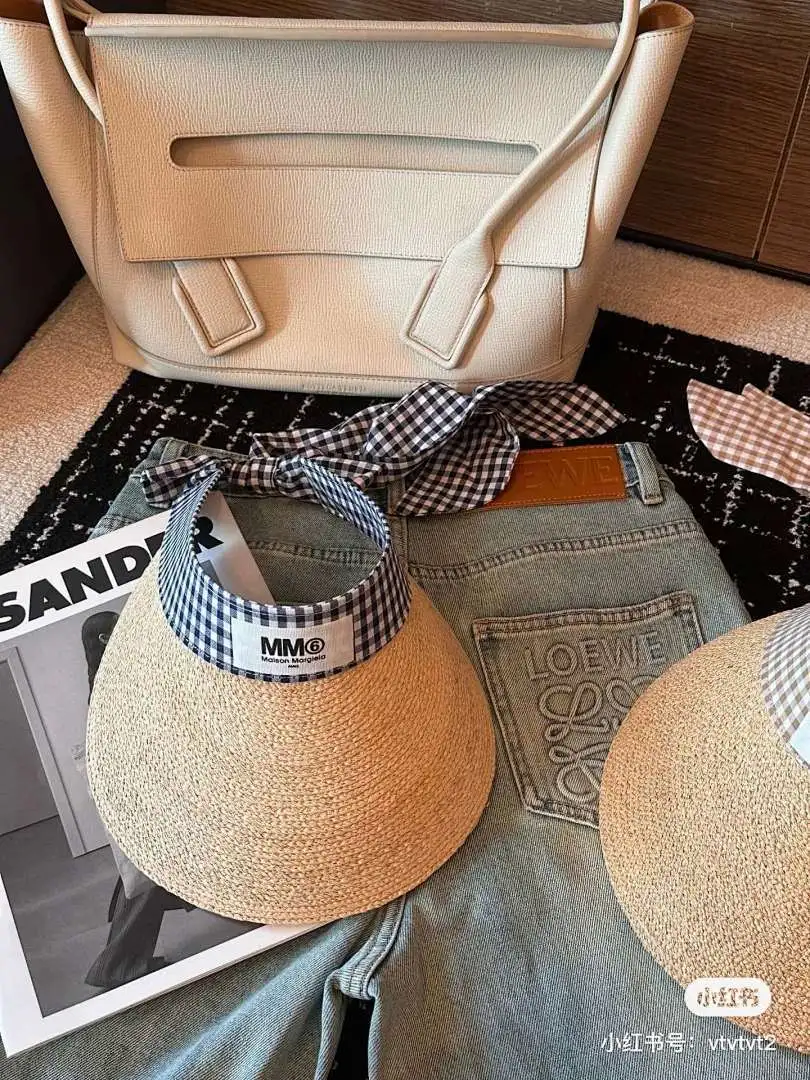 马吉拉新款拉菲草空顶